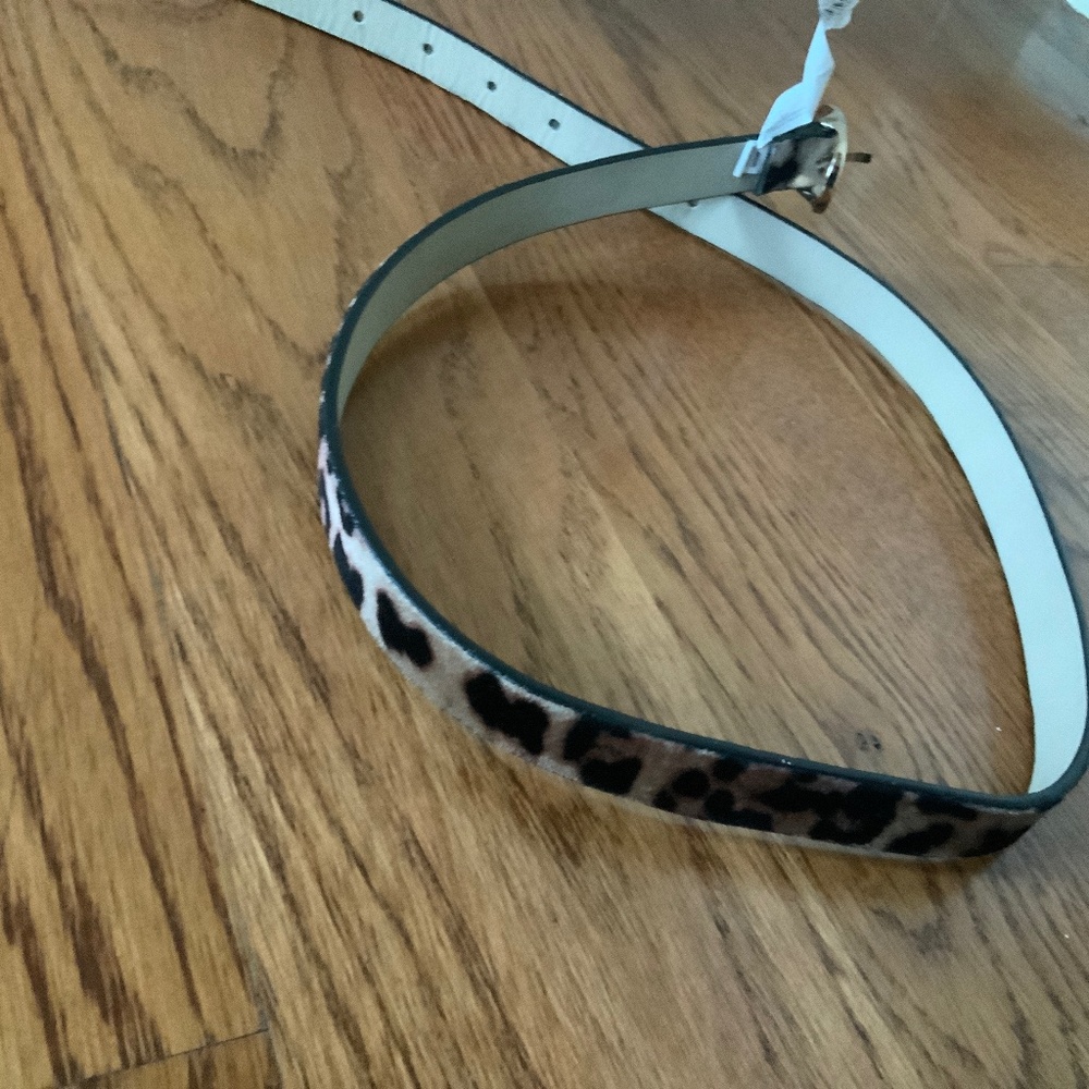 Cheetah print belt